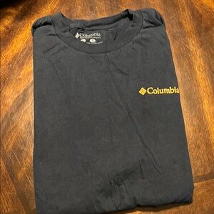 Columbia Men's Navy Tee with Gold Logo Florida The Sushine State Logo